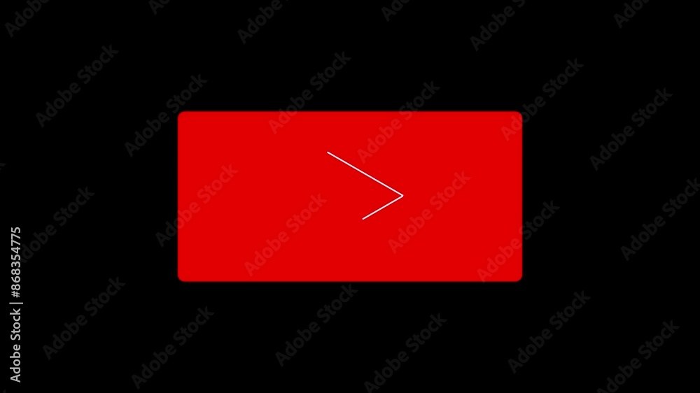 youtube play button , Youtube logo picture on a black background, A motion graphic video animation illustrating the YouTube social media website logo app icon