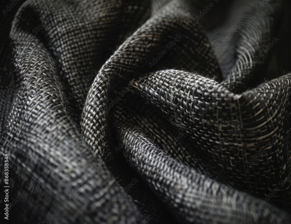 Fototapeta premium Elegant Textured Fabric Close-up