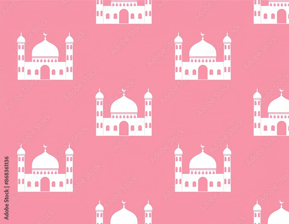 illustration of mosque