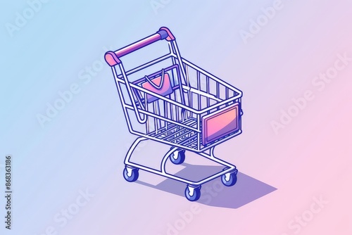 illustration online shopping