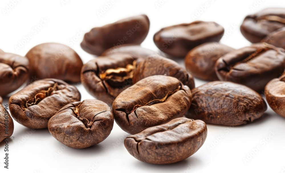 Gourmet Coffee Beans Close-up Gourmet Coffee Beans Close-up