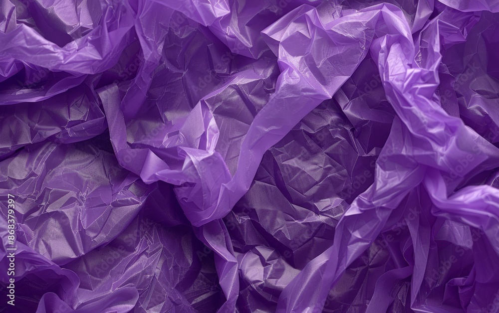 Vibrant Purple Crumpled Plastic Bags Vibrant Purple Crumpled Plastic Bags