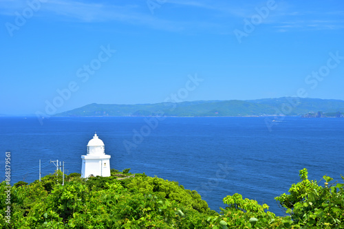 伊王島灯台の風景　長崎県長崎市