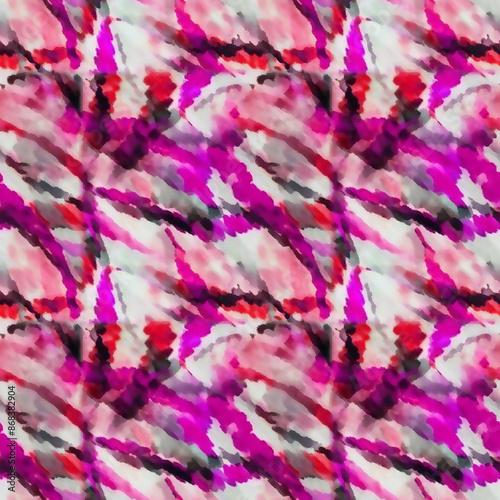 Seamless Print Shibori pattern and tie-dye allover textile Shibori allovers pattern design