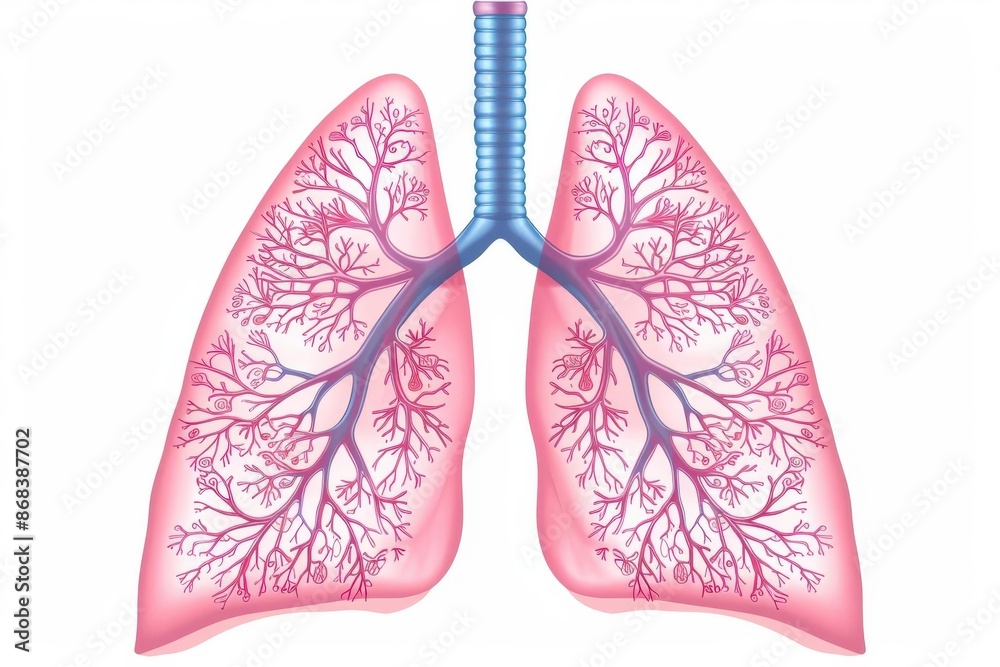 human lungs anatomy illustration detailed medical diagram with bronchi and alveoli human lungs anatomy illustration detailed medical diagram with bronchi and alveoli