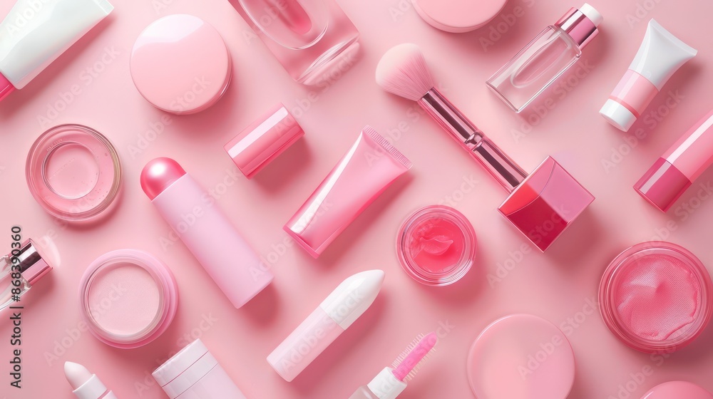 beauty products background beauty products background