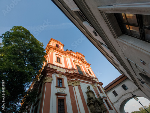 Church of the Annunciation of the Virgin Mary in Litomerice, Czech Republic.
