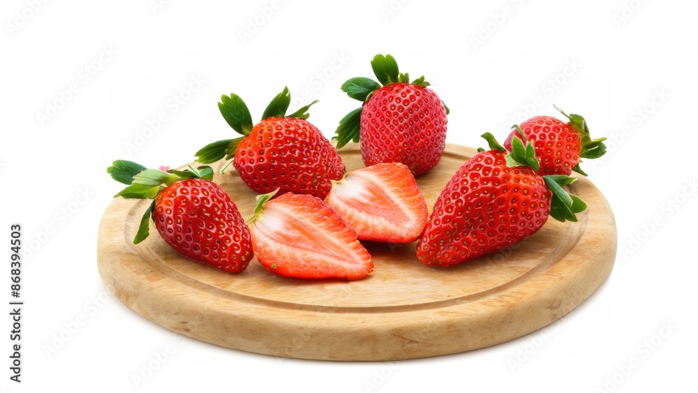 Strawberries on white background Strawberries on white background