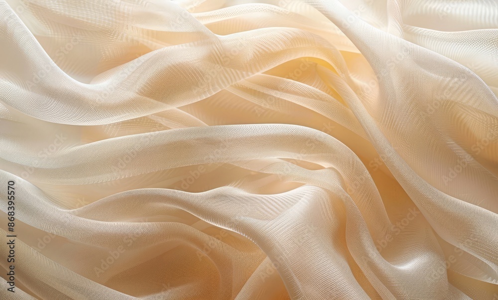 Soft Focus Silk Fabric Close-up Soft Focus Silk Fabric Close-up