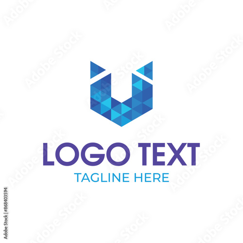 Abstract Letter logo design