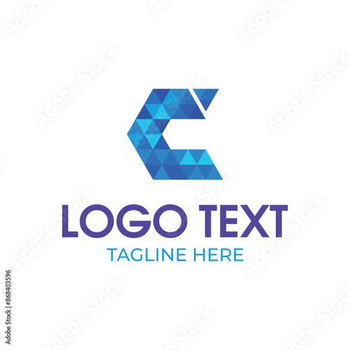 Abstract Letter logo design