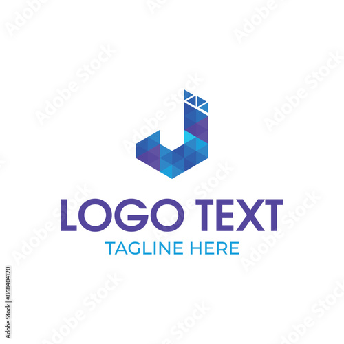 Abstract Letter logo design