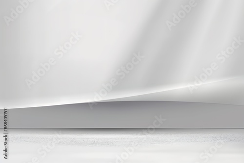 Wallpaper Mural white background for product presentation with beautiful lights and shadows Torontodigital.ca