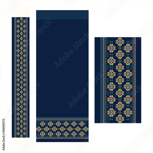 Fabric pattern,
Patterns are a repeating of an element or motif used to create a unique decoration on fabrics