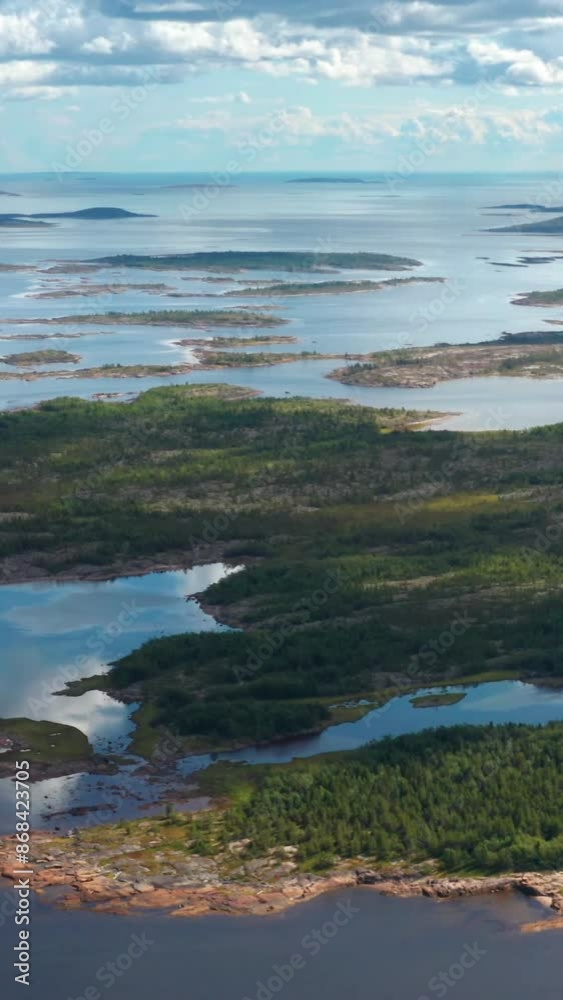 Aerial view of beautiful Finland landscape Aerial view of beautiful Finland landscape