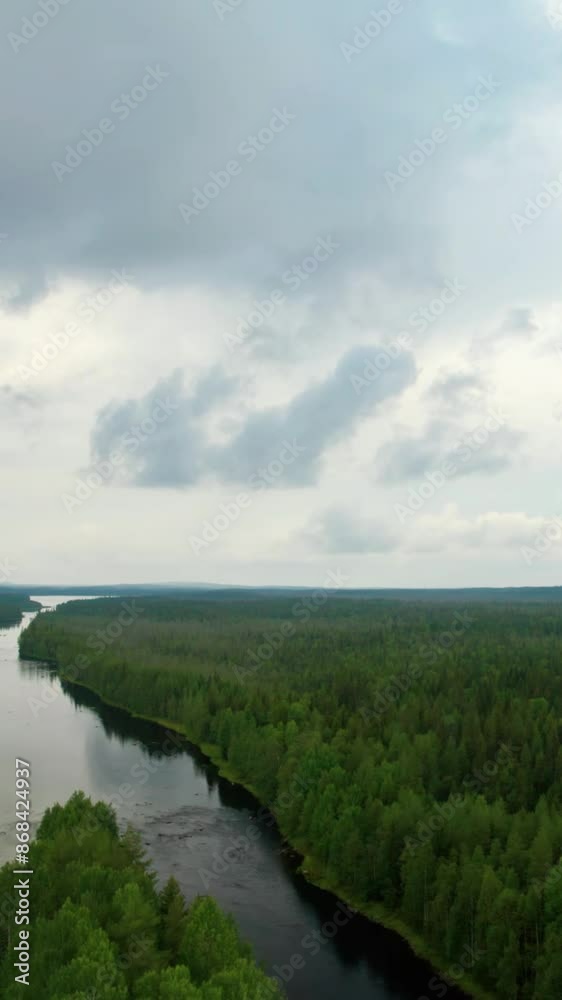 Aerial view of beautiful Finland landscape Aerial view of beautiful Finland landscape