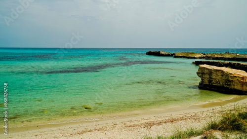 Il litorale di Torre Specchia,Lecce,Puglia,Italia photo