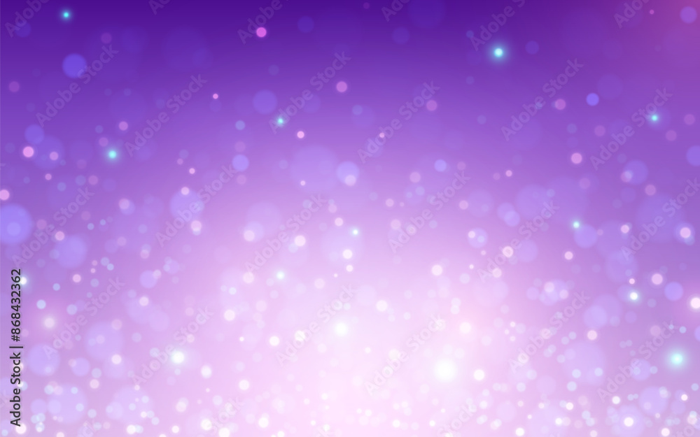 Gentle and Cute bokeh soft light abstract background, Vector eps 10 illustration bokeh particles, Background decoration