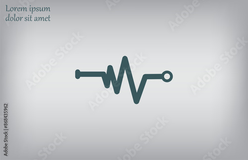 Vector illustration, gray background.