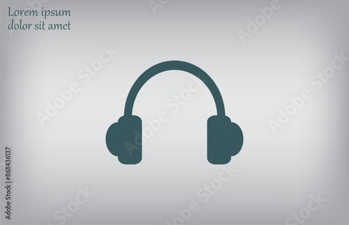 Vector illustration, gray background.