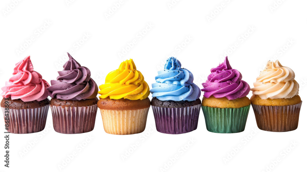 Cupcakes on transparent background Cupcakes on transparent background