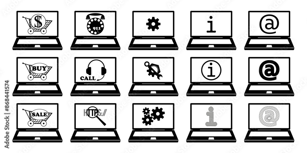 Notepad icons. Illustration Notepad icons. Illustration