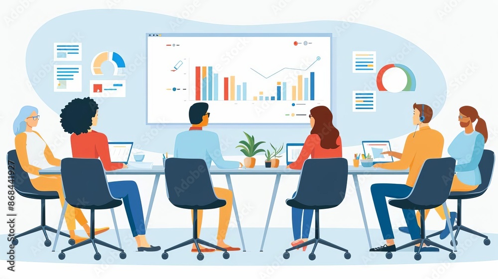 An engaged HR team conducting a compensation review meeting, sleek conference room, collaborative atmosphere, professional setting An engaged HR team conducting a compensation review meeting, sleek conference room, collaborative atmosphere, professional setting
