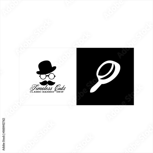 Illustration vector grafik of barber shop icon