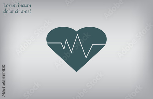 Vector illustration, gray background.