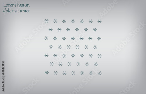 Vector illustration, gray background.