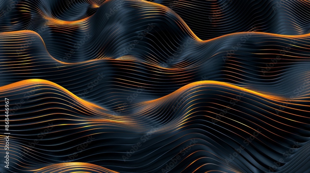 Black abstract background design. Modern wavy line pattern (guilloche curves) Black abstract background design. Modern wavy line pattern (guilloche curves)