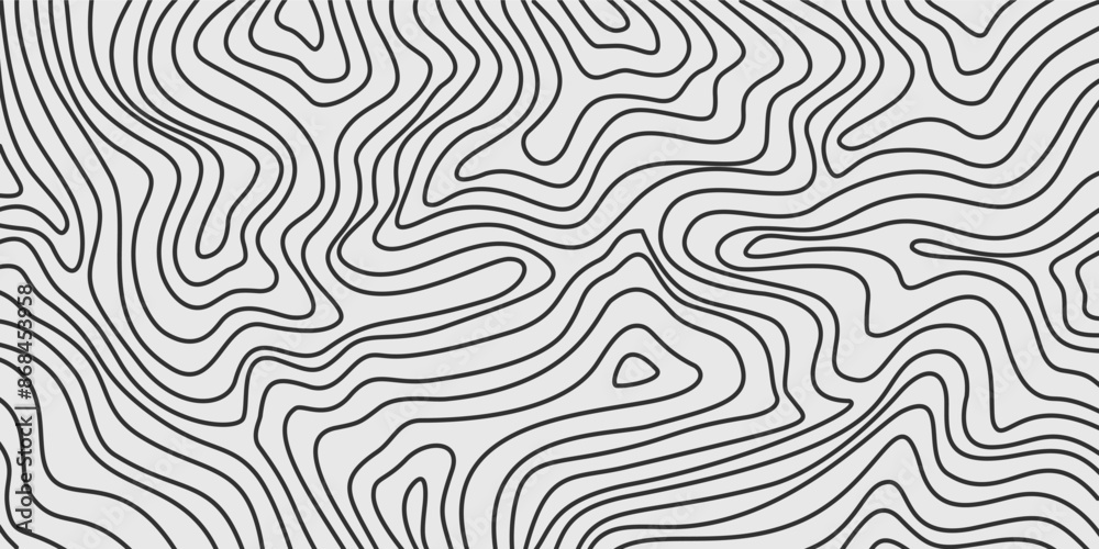 Naklejka premium topographic contour background. contour lines background. Topographic map contour background. abstract wavy background. outdoor theme wavy abstract line background.