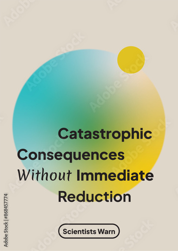Poster Catastrophic Minimalist