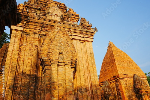 Ancient Architecture, Po Nagar Cham Towers in Nha Trang, Vietnam - ベトナム ニャチャン チャンパ王国 遺跡 ポーナガル塔 photo