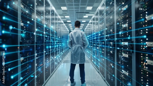 Doctor of Information Technology uses the database of the computer connection server