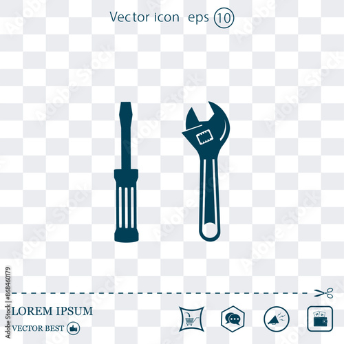 Vector illustration, light background.