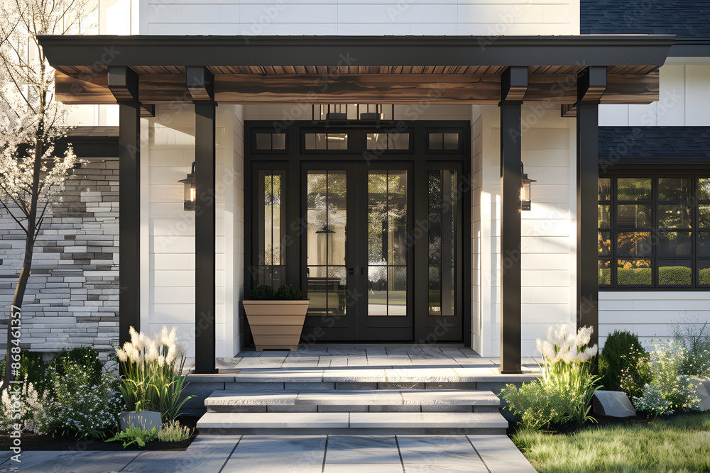 exterior architecture image of modern farm house exterior architecture image of modern farm house