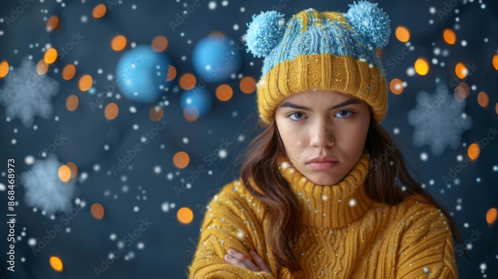 Show a person with hypoglycemia experiencing mood swings and emotional instability, their feelings oscillating between anger, sadness, and frustration. Show a person with hypoglycemia experiencing mood swings and emotional instability, their feelings oscillating between anger, sadness, and frustration.