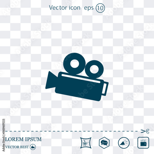 Vector illustration, light background.