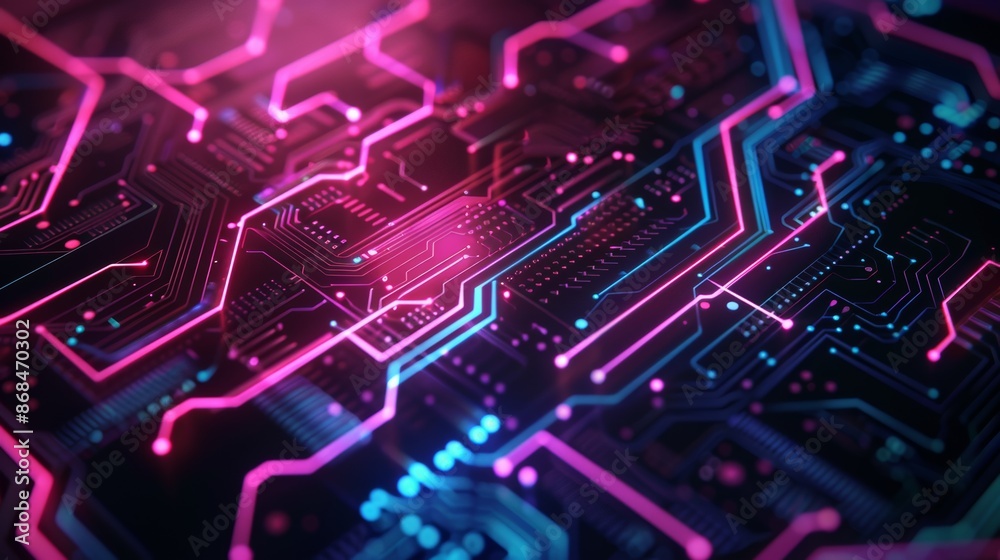 Abstract futuristic digital technology background Abstract futuristic digital technology background