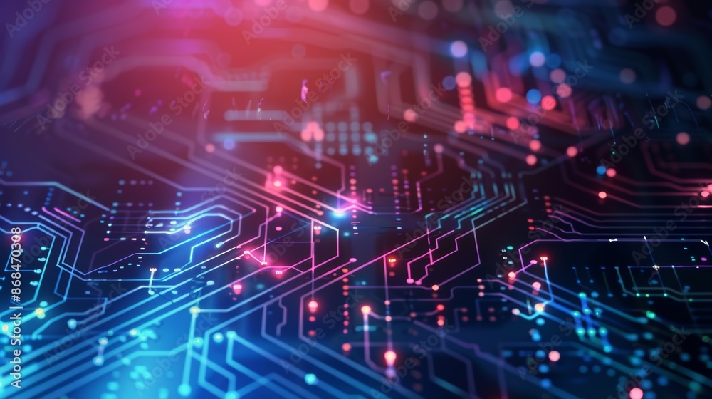 Abstract futuristic digital technology background Abstract futuristic digital technology background