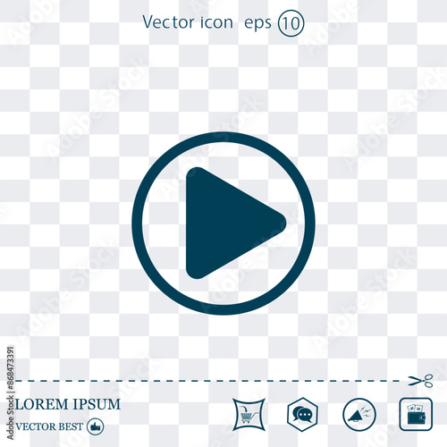 Vector illustration, light background.