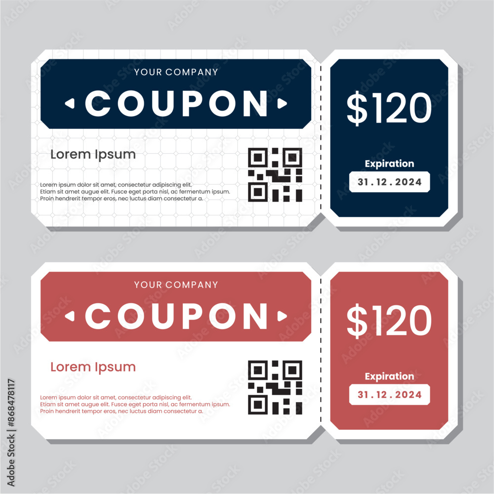 Coupon discount minimalist modern design Coupon discount minimalist modern design