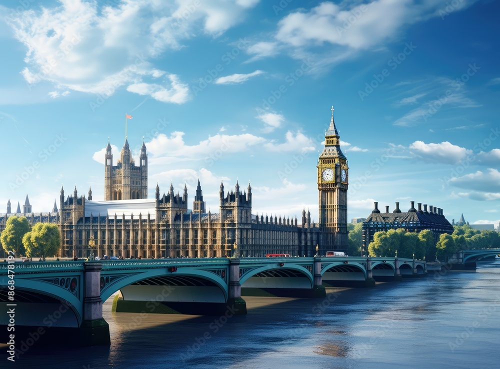 Fototapeta premium houses of parliament city