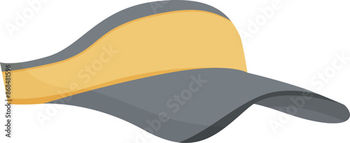 Sun visor protecting from sunlight, headdress for outdoor activities