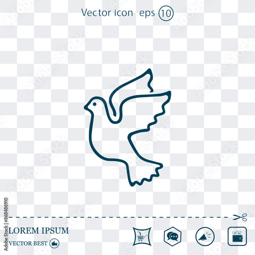 Vector illustration, light background.