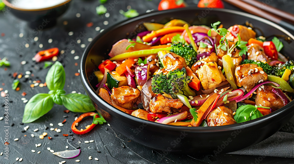Plant-Based Meat Stir-Fry with Vegetables Plant-Based Meat Stir-Fry with Vegetables