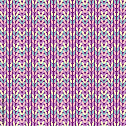 Knitted background pattern wallpaper knitting decorative print handmade textile knitting handiwork 