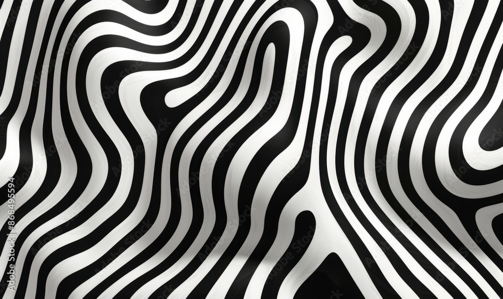 Minimalist pattern with wavy lines Minimalist pattern with wavy lines
