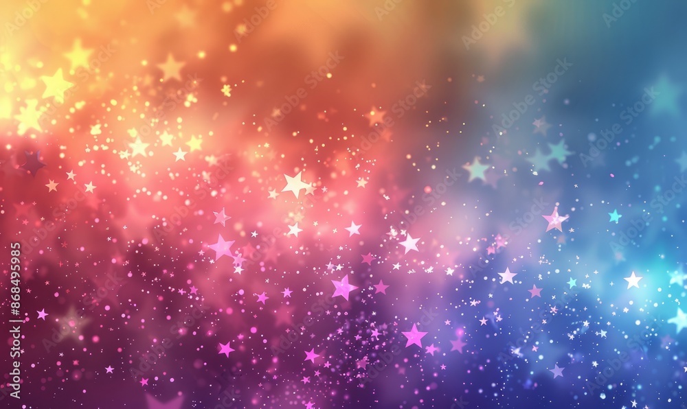 Obraz premium Gradient background with abstract stars